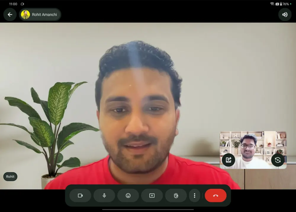 Live one-to-one coaching session with Rohit Amanchi