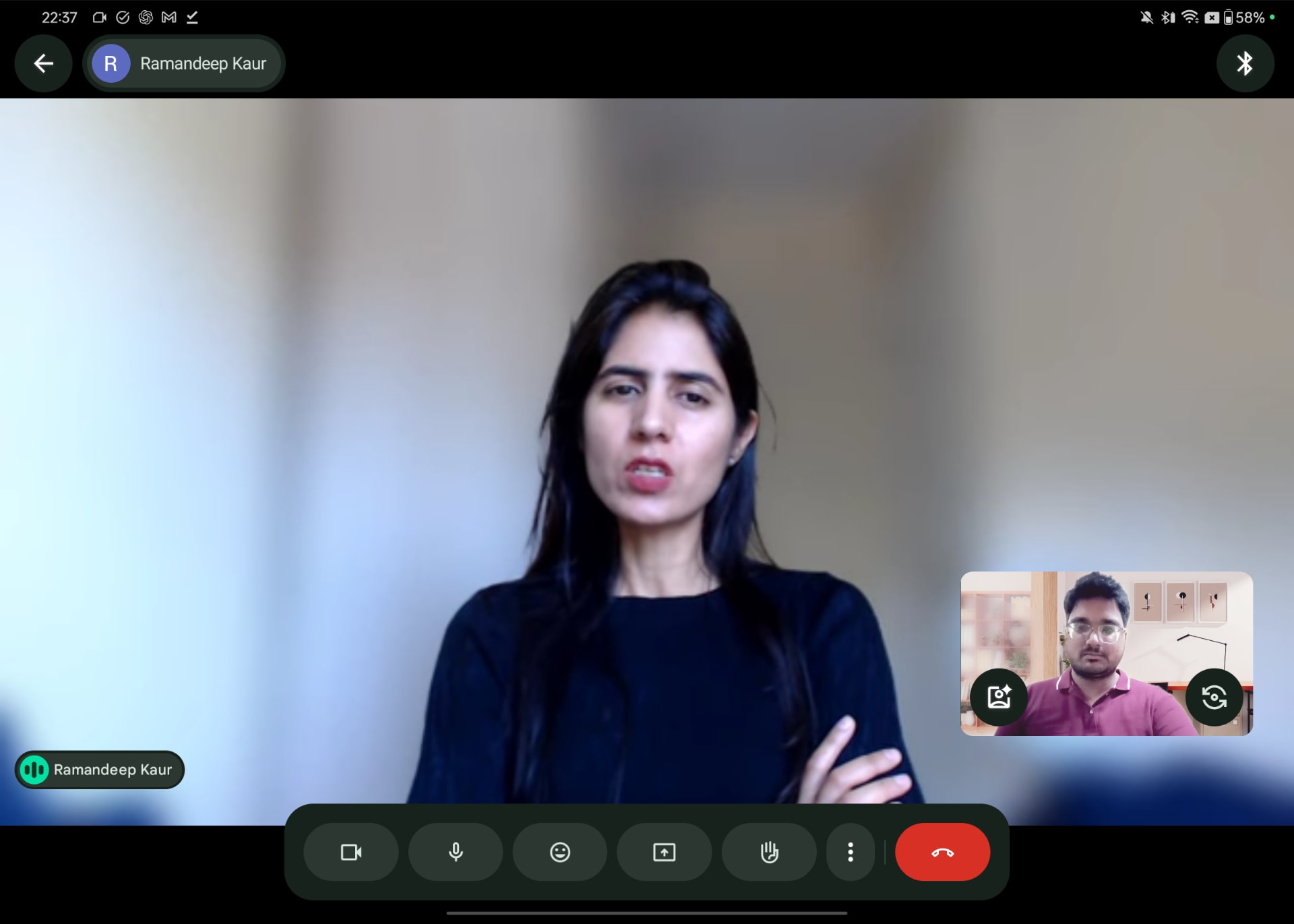 Live coaching session with Ramandeep Kaur from London, UK