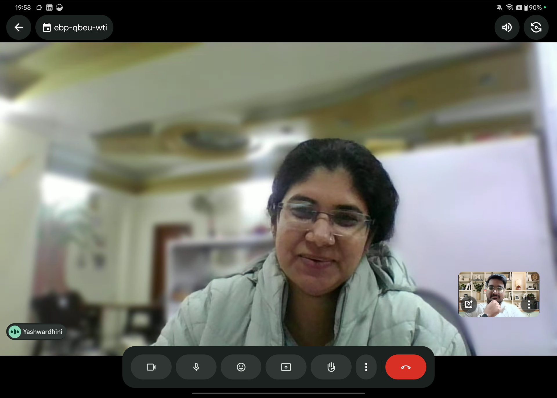 Live coaching session with Yashwardhini from Jaipur, India